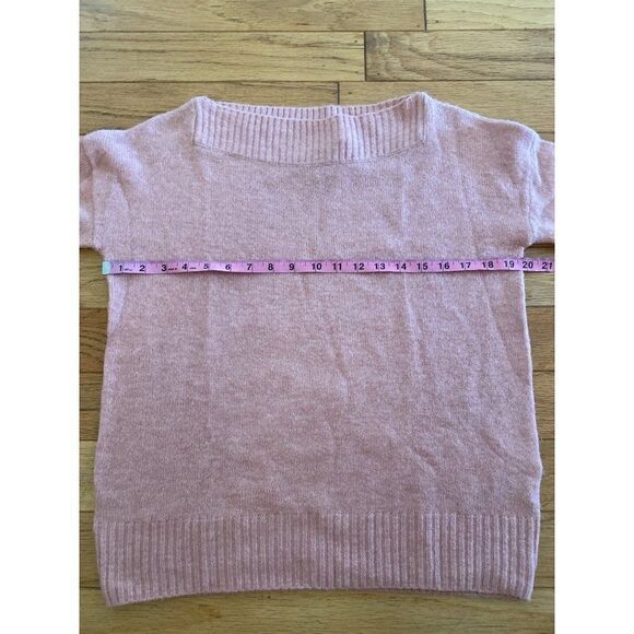 Marled women’s soft pink off the shoulder long sleeve casual sweater size XS - Picture 6 of 8